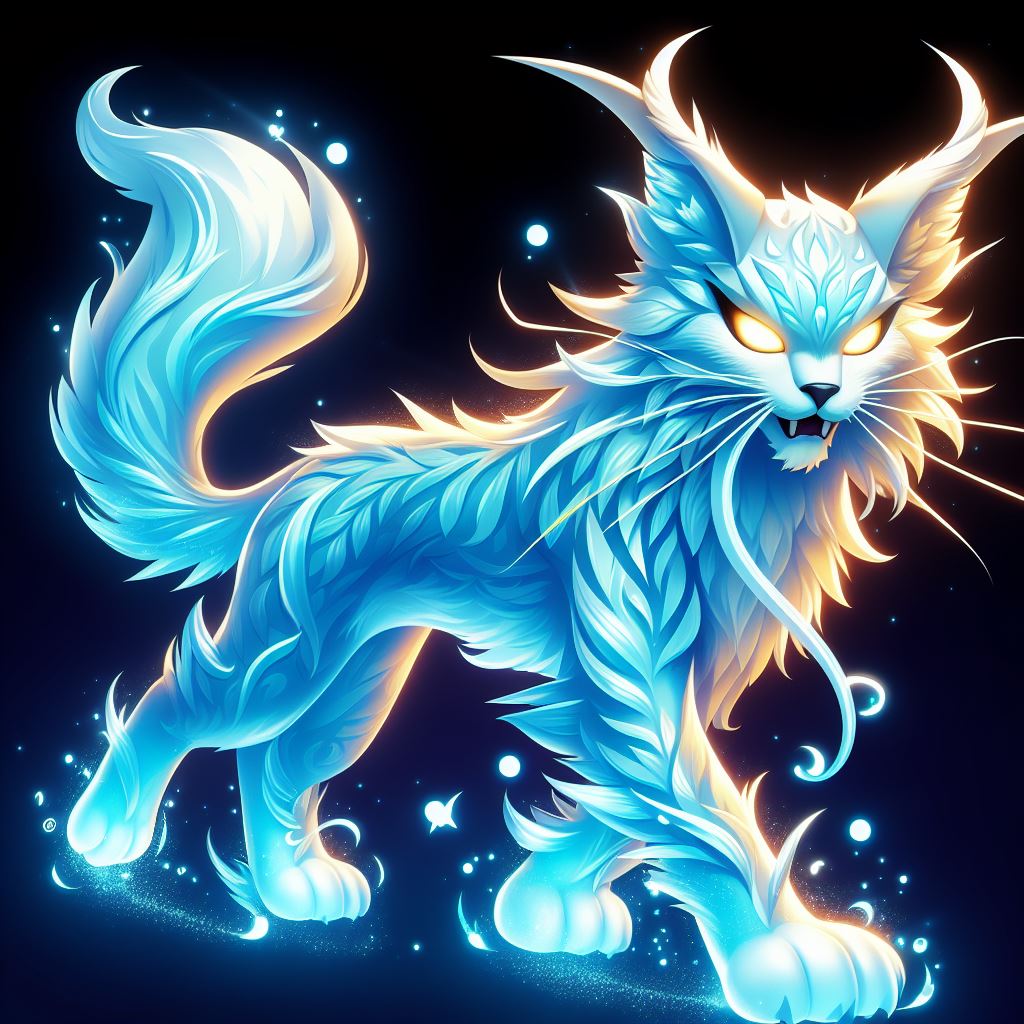 The Luminous Lore Lynx: An Imaginary Roblox Pet photo